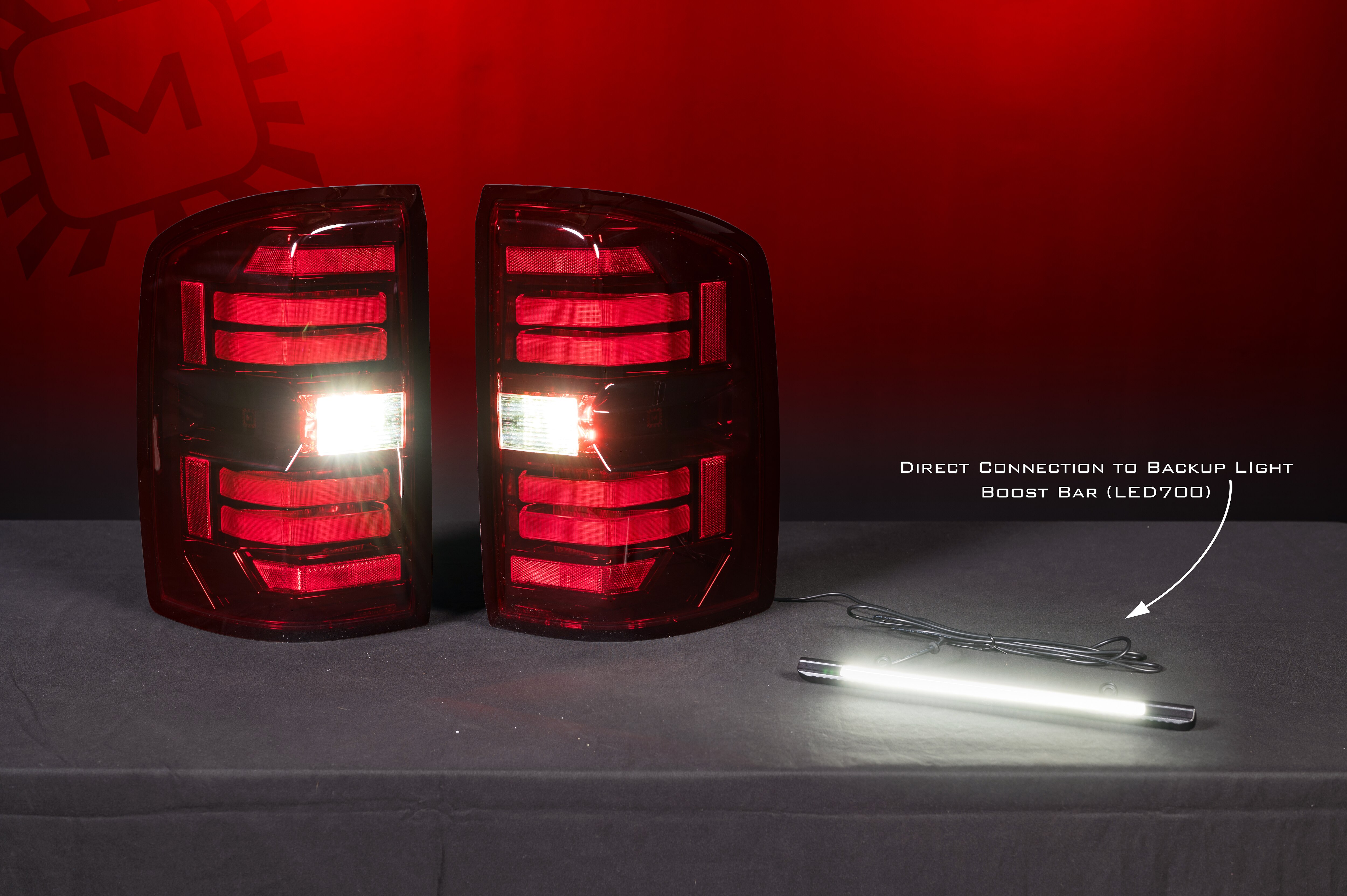 Galaxymotoinc Gloss Black Taillight Trim Bezels For 2014-2017 GMC Sierra 1500