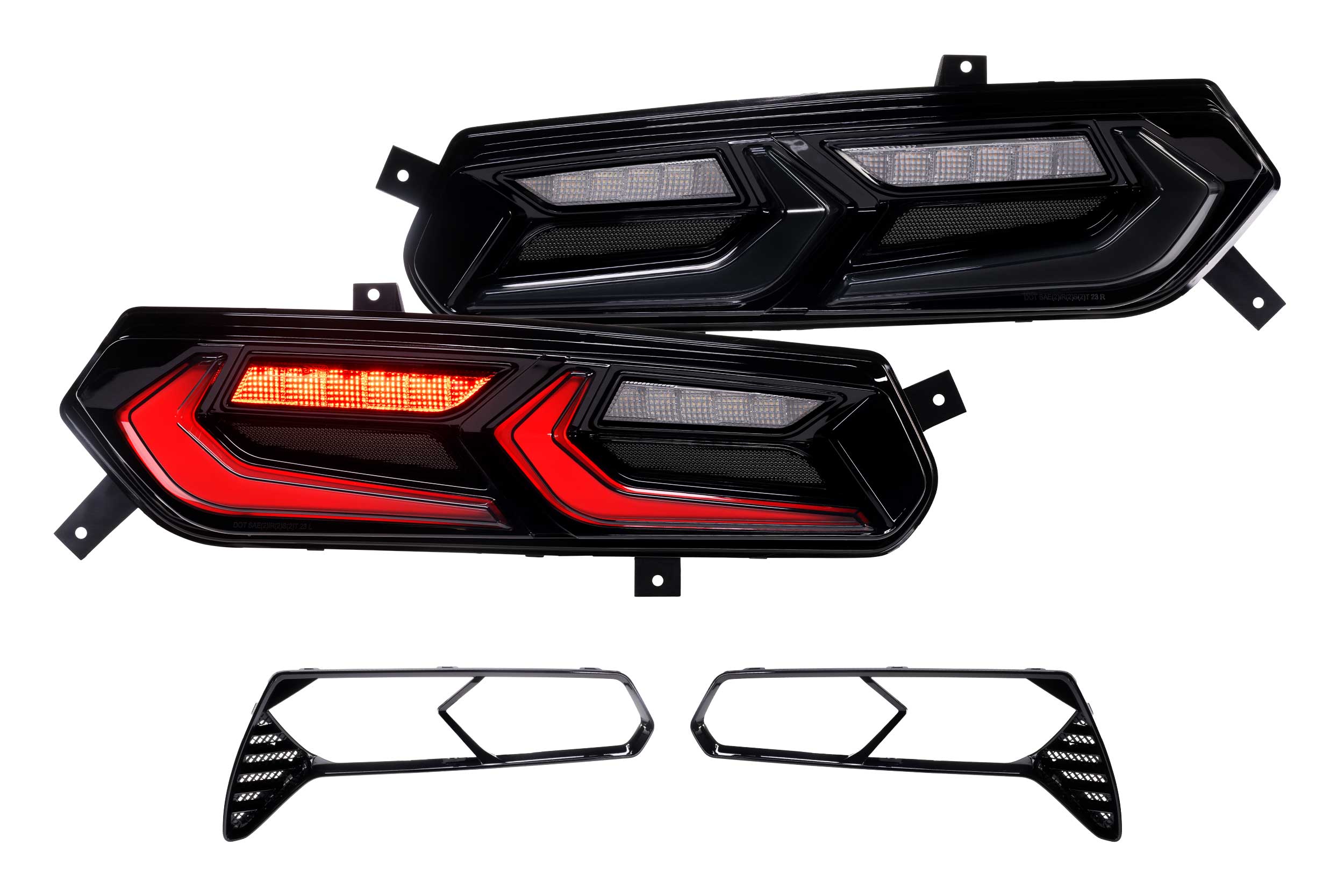 MORIMOTO 14-19 Chevrolet Corvette C7 XB LED Tail Lights (Smoked)