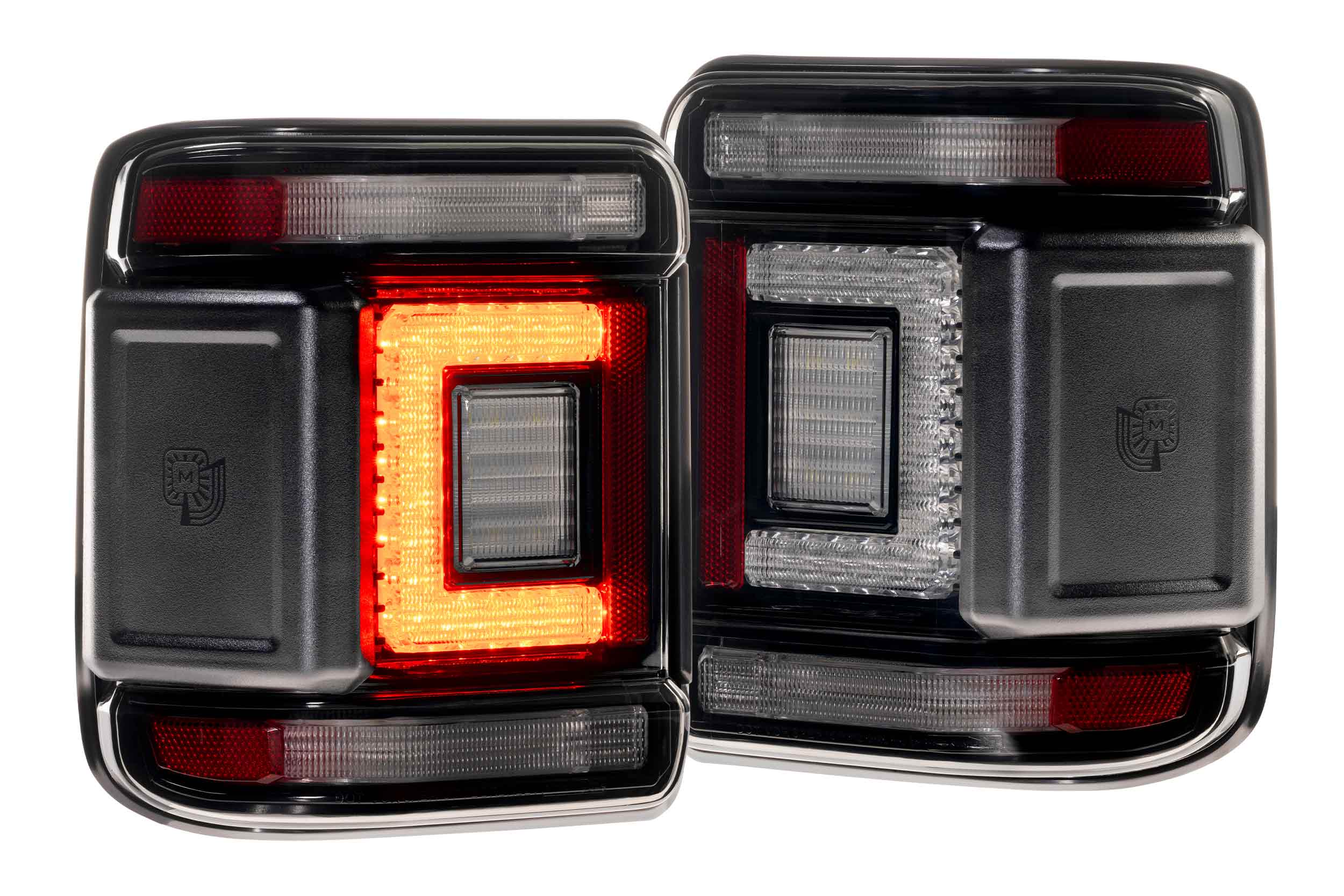 MORIMOTO 18-26 Jeep Wrangler JL XB LED Low Profile Tail Lights (Smoked)