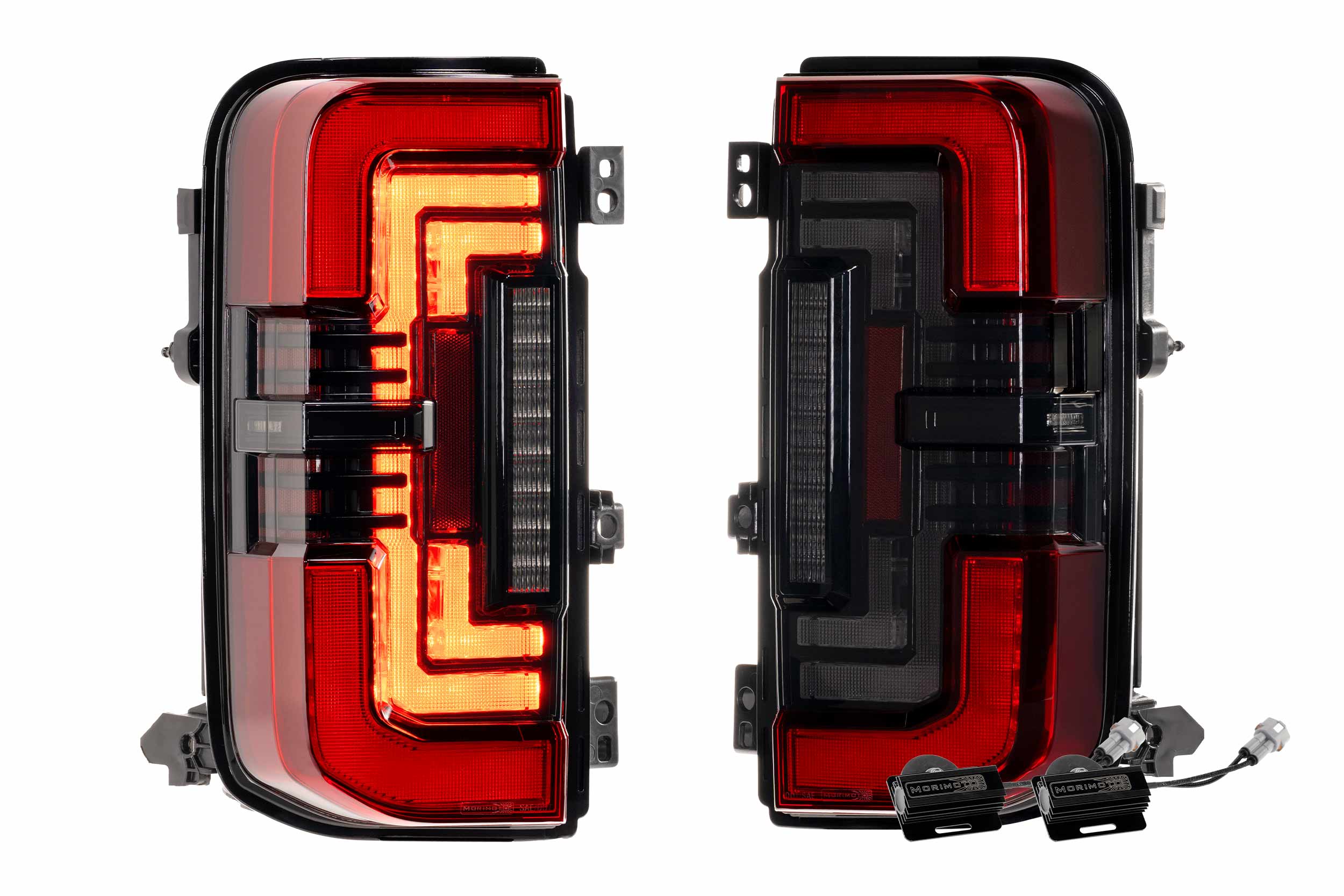 MORIMOTO 21-26 Ford Bronco XB LED Low Profile Tail Lights (Red)