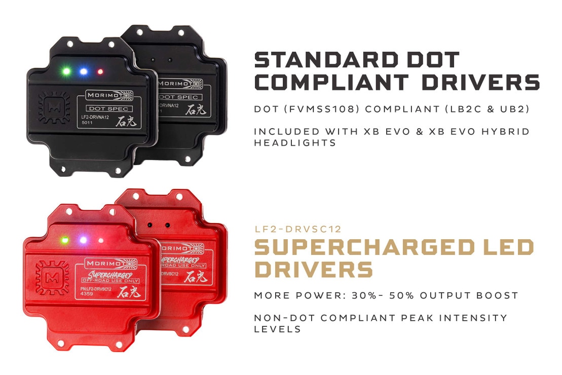 1109 Driver Supercharged Drivers for 09-14 F-150 XB Evo and XB Evo Hybrid Headlights