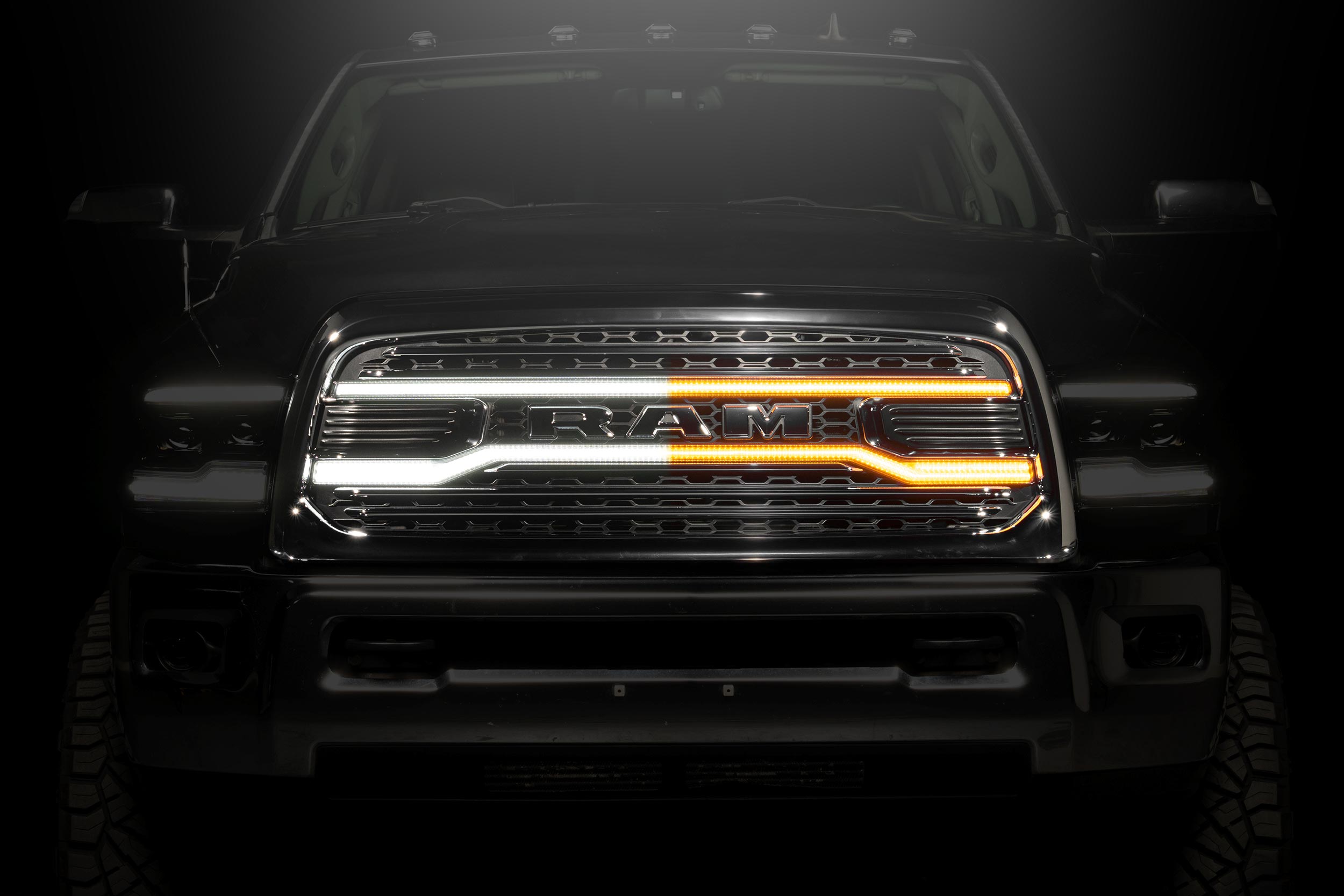 MORIMOTO 13-18 Dodge Ram HD XBG LED DRL Grille (Chrome)