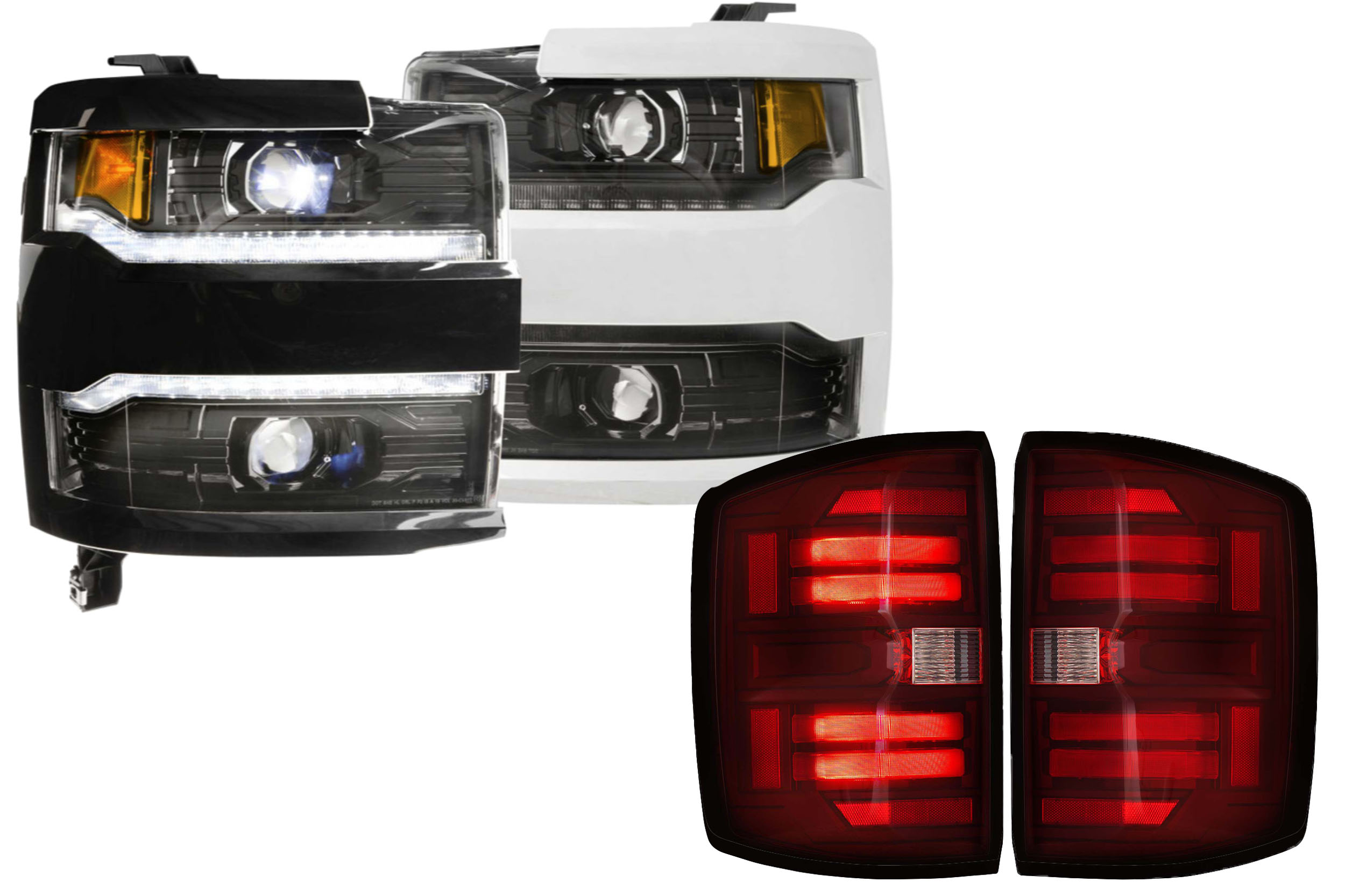MORIMOTO 15-19 Chevrolet Silverado HD Headlight & Tail Light Combo