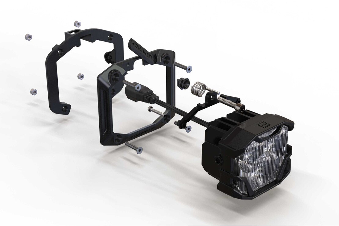 Morimoto 4Banger 2.0 HXB LED Pods – TrailMaster Optic White Set (Open Box) BAF128.2