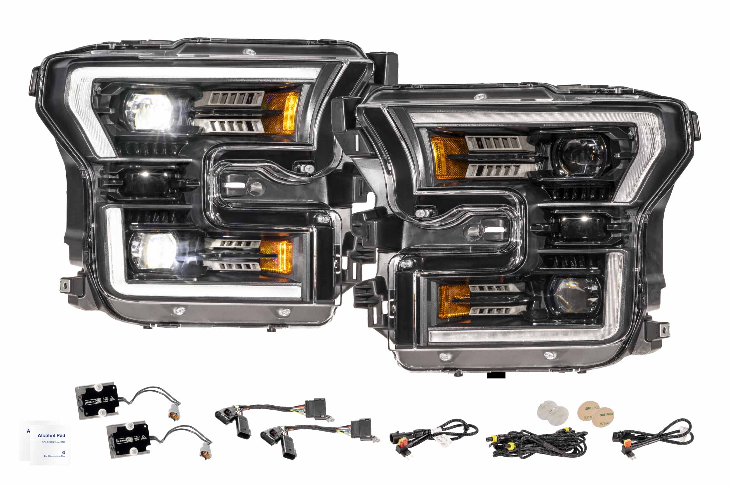 MORIMOTO 17-20 Ford Raptor XB Evo Hybrid LED Headlights
