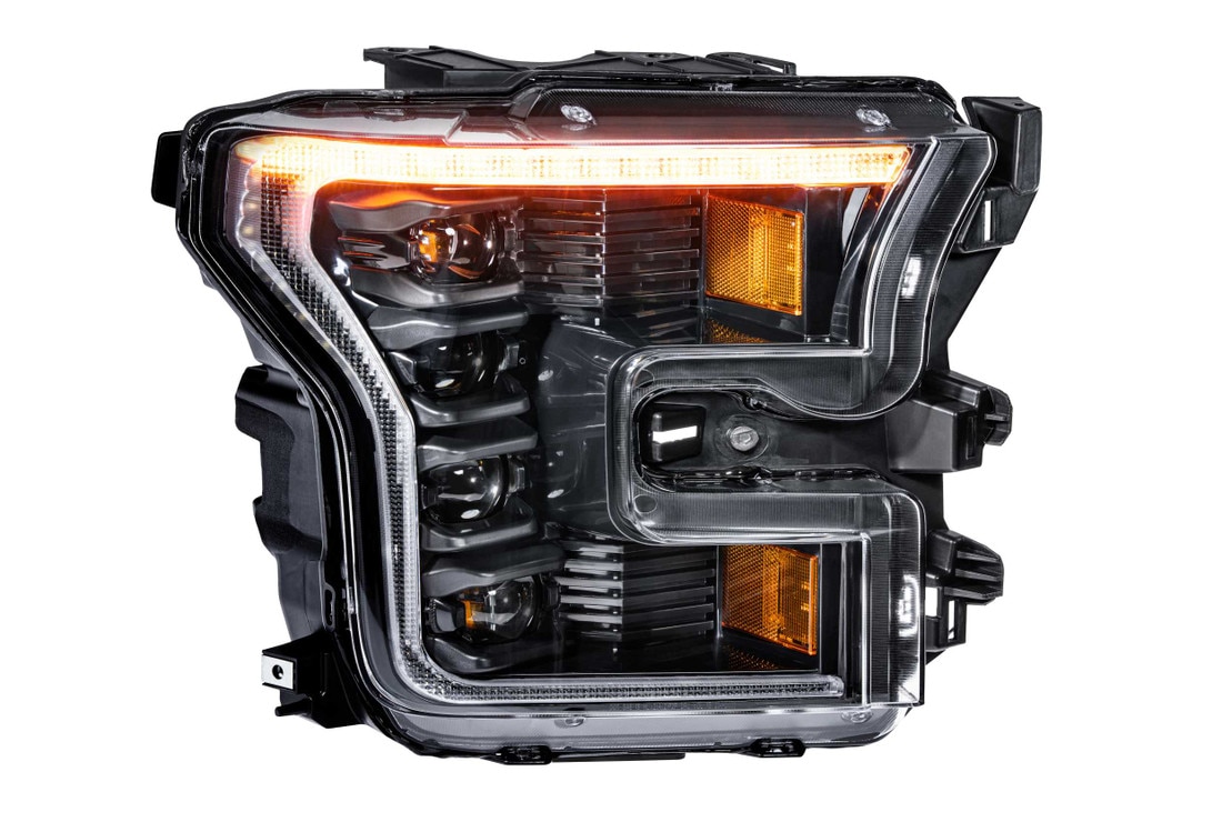 Ford Raptor (16-21) Morimoto XB LED Headlights (Amber DRL) | LF502.2-ASM