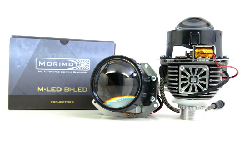 bi led morimoto m led high performance projectors