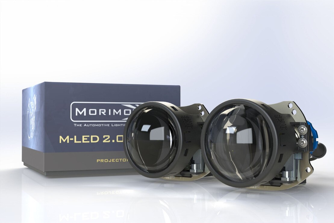 Morimoto ® S60 - 2.5\" Mini H1 Retrofit Projector Shroud Centric Rings