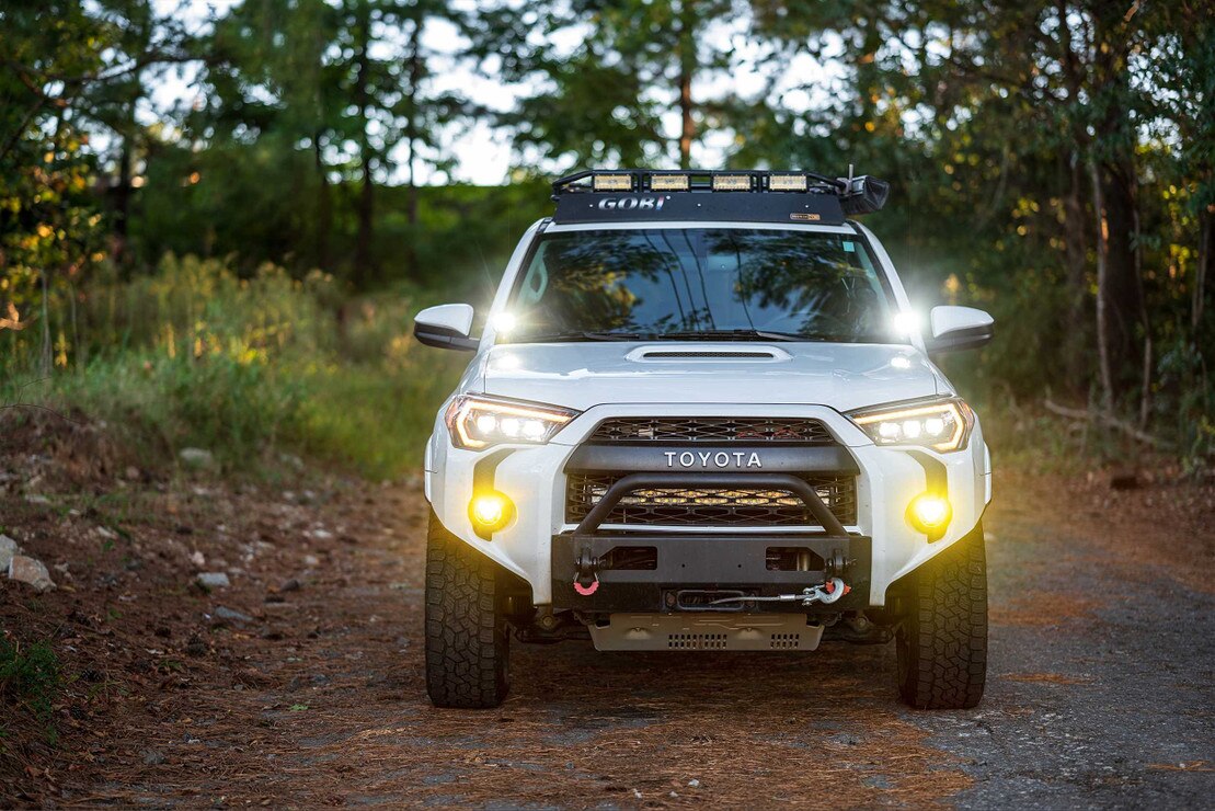 4th gen 4runner led pod fog lights 2014-2022 TOYOTA 4RUNNER LED FOG LIGHT POD REPLACEMENTS BRACKETS KIT –  Yotaverse